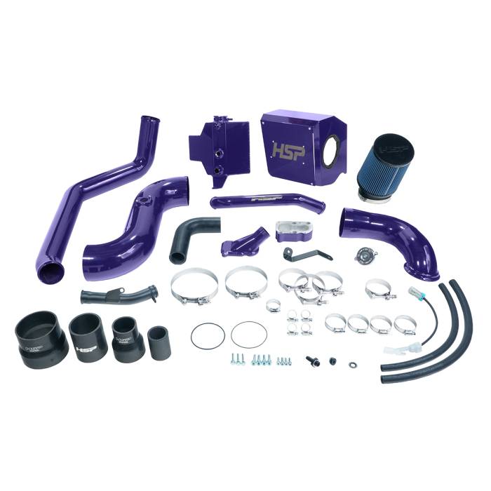 HSP Diesel - HSP Diesel Deluxe No Bridge/Cold Side Bundle Kit For 2006-2007 Chevrolet/GMC-Illusion Purple HSP Diesel - HSP-D-394-HSP-CP