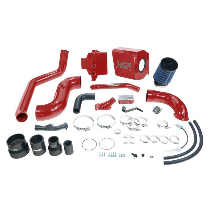 HSP Diesel - HSP Diesel Deluxe No Bridge/Cold Side Bundle Kit For 2006-2007 Chevrolet/GMC-Flag Red HSP Diesel - HSP-D-394-HSP-BR
