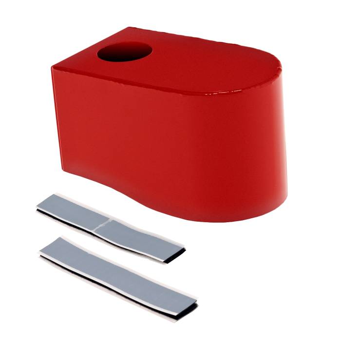 HSP Diesel - HSP Diesel 01-19 Chevrolet/GMC Duramax Brake Fluid Reservoir Cover Flag Red HSP Diesel - HSP-D-045-HSP-BR