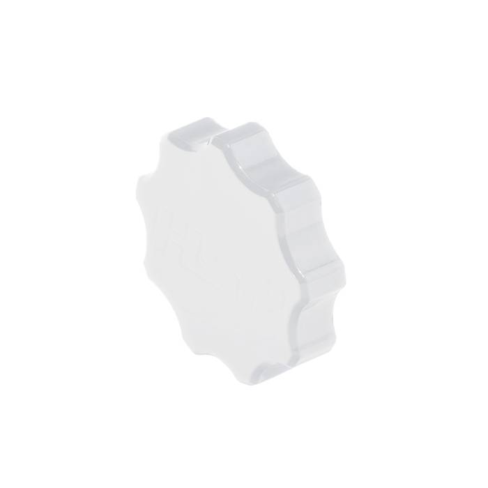 HSP Diesel - HSP Diesel 01-24 Chevrolet/GMC Billet Reservoir Cap Polar White HSP Diesel - HSP-D-045-1-HSP-W