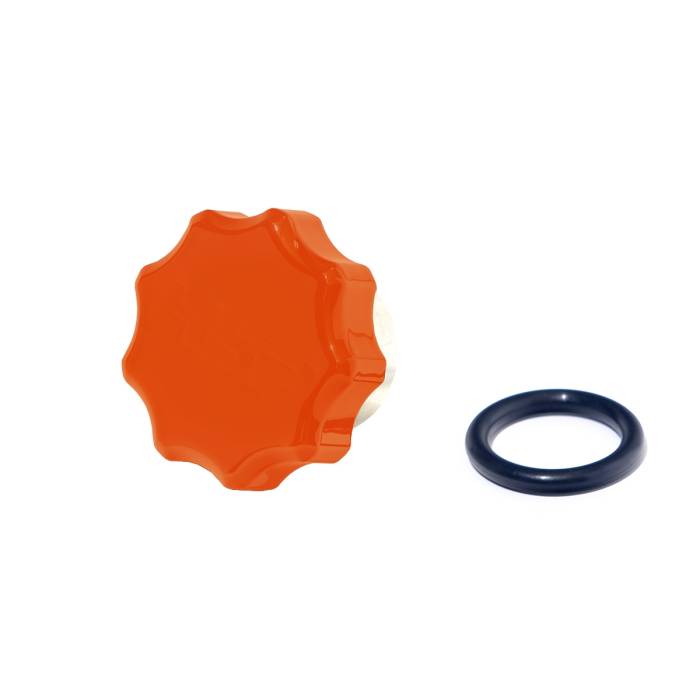 HSP Diesel - HSP Diesel 11-16 Chevrolet/GMC Billet Oil Fill Cap For HSP Filler Neck M and M Orange HSP Diesel - HSP-D-042-HSP-O