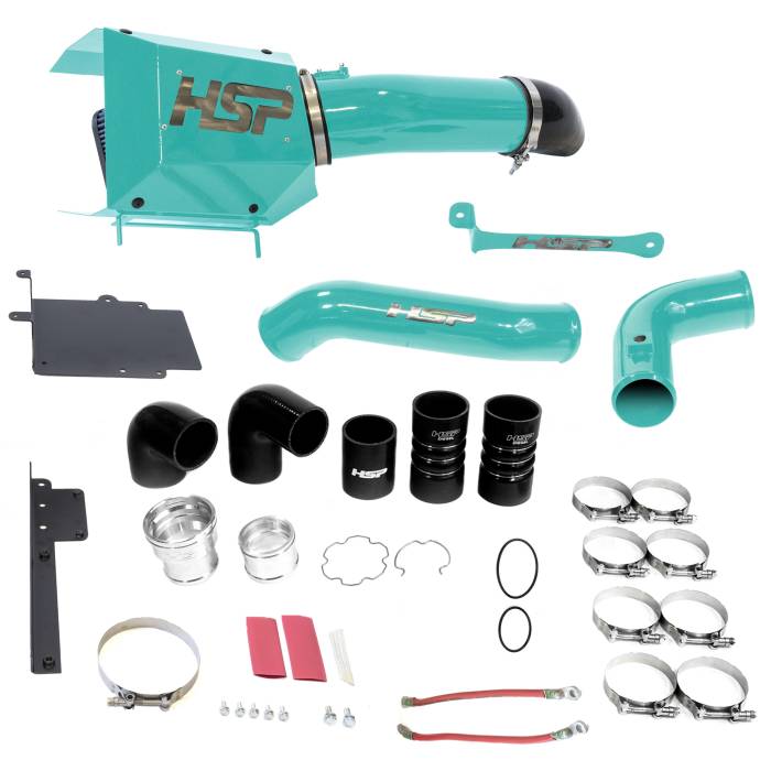 HSP Diesel - HSP Diesel Intake And Intercooler Bundle Kit For 17-19 Ford Powerstroke F250/350 6.7L-Custom Color HSP Diesel - HSP-P-493-2-HSP-CUST
