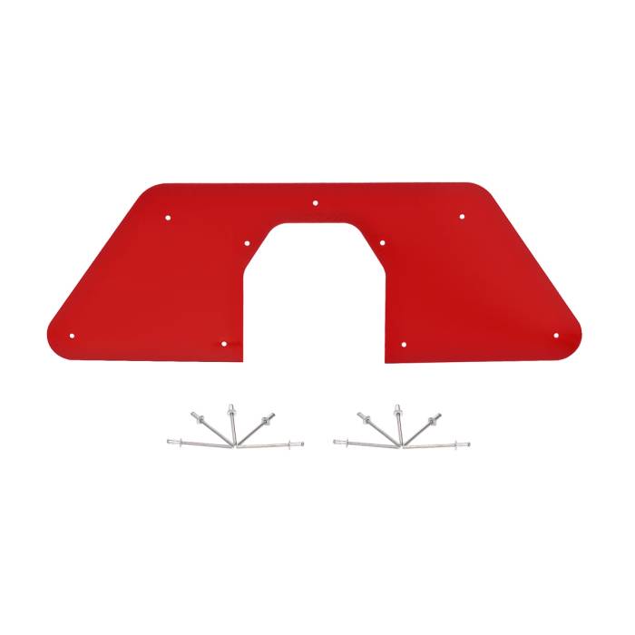 HSP Diesel - HSP Diesel Hood Latch Plate For 19-22 Dodge Cummins 5th Gen 6.7L-Flag Red HSP Diesel - HSP-C-560-1-HSP-BR
