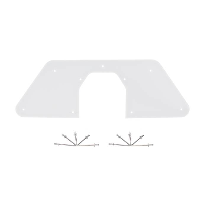 HSP Diesel - HSP Diesel Hood Latch Plate For 19-22 Dodge Cummins 5th Gen 6.7L-Polar White HSP Diesel - HSP-C-560-1-HSP-W