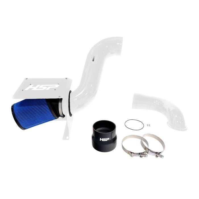 HSP Diesel - HSP Diesel 2007.5-2010 Silverado/Sierra 2500/3500 Cold Air Intake Bundle Polar White HSP - 481-HSP-W