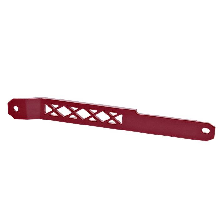 HSP Diesel - HSP Diesel 2020-2024 Chevrolet/GMC L5P Duramax Billet Driver Battery Hold Down Bracket Illusion Cherry HSP Diesel - HSP-D-624-2-HSP-CR