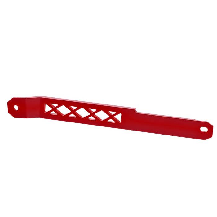 HSP Diesel - HSP Diesel 2020-2024 Chevrolet/GMC L5P Duramax Billet Driver Battery Hold Down Bracket Flag Red HSP Diesel - HSP-D-624-2-HSP-BR