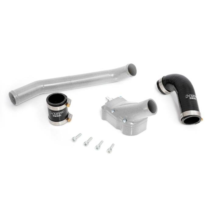 HSP Diesel - HSP Diesel Billet Thermostat Housing Kit W/Coolant Return for 06-10 Chevrolet/GMC Duramax LBZ/LMM Raw HSP Diesel - 041-1-HSP-RAW