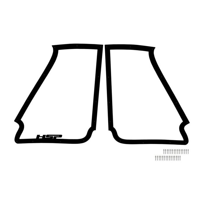 HSP Diesel - HSP Diesel 15-16 GMC 2500 And 3500 Hood Mirror Silk Satin Black HSP Diesel - HSP-D-561-2-HSP-SB