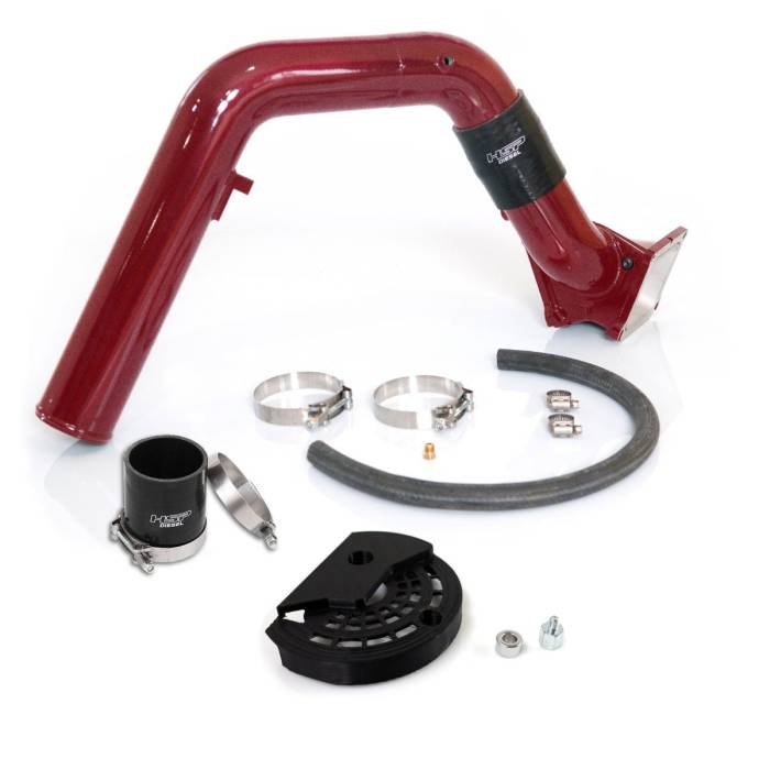 HSP Diesel - HSP Diesel Max Flow Bridge and Cold Side Tube Over Alt for 07.5-10 Chevrolet/GMC Duramax LMM Illusion Cherry HSP Diesel - 407-HSP-CR
