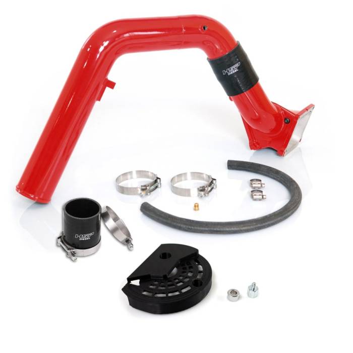 HSP Diesel - HSP Diesel Max Flow Bridge and Cold Side Tube Over Alt for 07.5-10 Chevrolet/GMC Duramax LMM Flag Red HSP Diesel - 407-HSP-BR