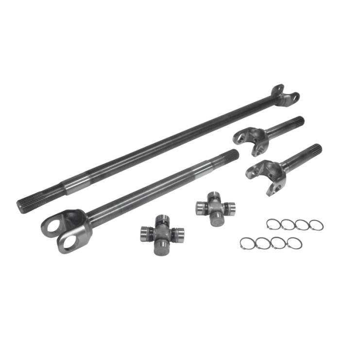 Yukon Gear & Axle - Yukon Gear & Axle Yukon Gear Front 4340 Chrome-Moly Replacement Axle Kit For 79-87 GM 8.5in 1/2 Ton Truck and Blazer - YA W24118