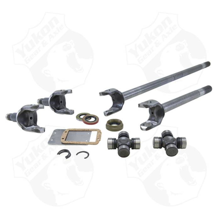 Yukon Gear & Axle - Yukon Gear & Axle Yukon Gear Front 4340 Chrome-Moly Axle Kit For 79-87 GM 8.5in 1/2 Ton Truck and Blazer w/ 30 Splines - YA W24122