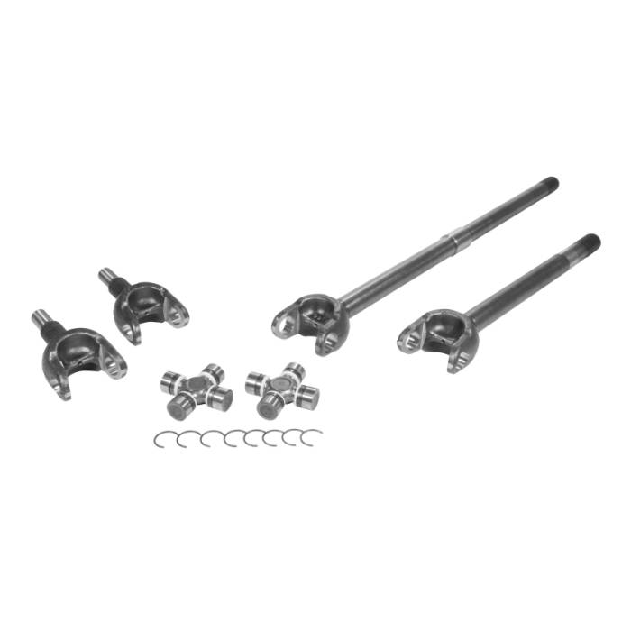 Yukon Gear & Axle - Yukon Gear & Axle Yukon Gear 18-19 Jeep Wrangler Front 4340 Chromoly Axle Kit Dana 44 32 Spline w/1350 (7166) Joints - YA W24172