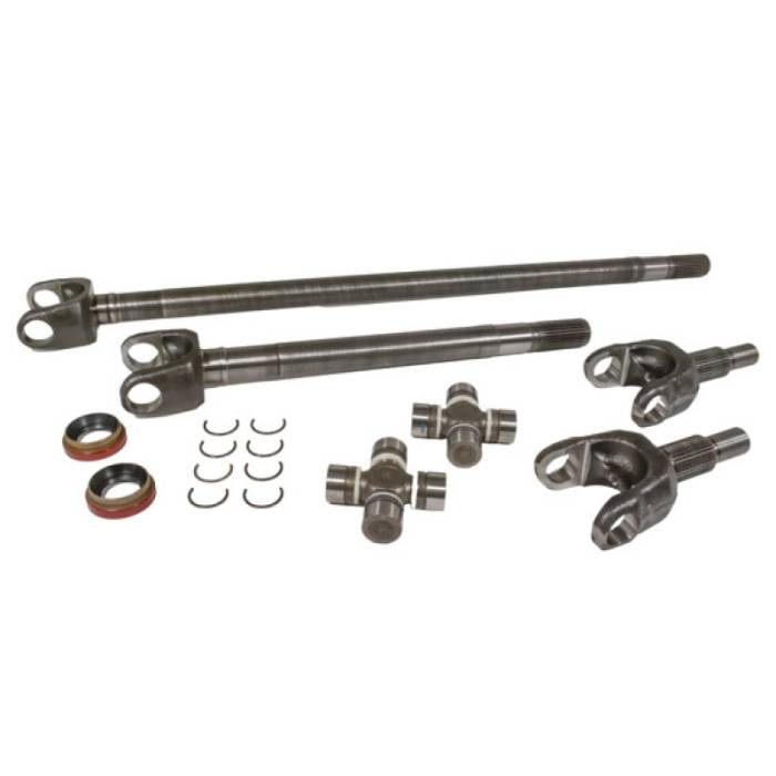 Yukon Gear & Axle - Yukon Gear & Axle Yukon Gear Chromoly Front Axle Kit for Dana 30 Both Sides 30 Spline 733X U-Joints - YA W24176