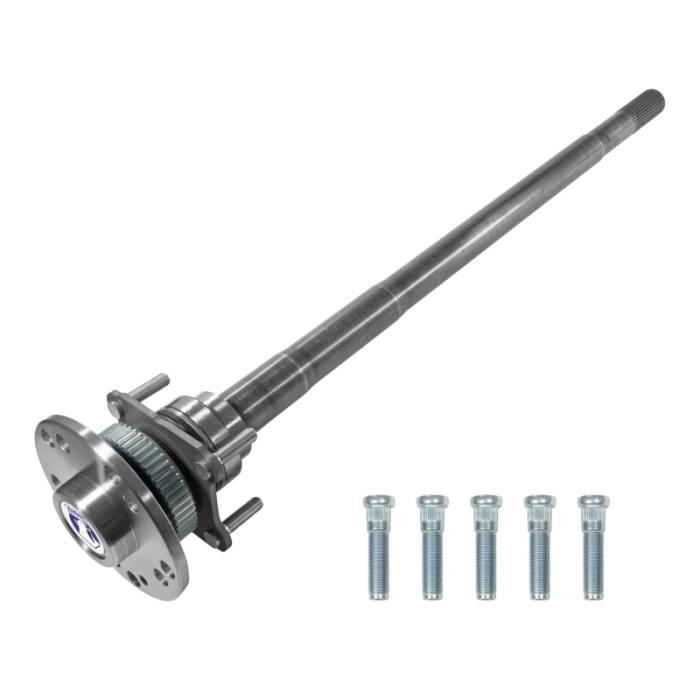 Yukon Gear & Axle - Yukon Gear & Axle Yukon Gear Left Rear 4340 Chromoly Double Drilled Axle Kit Jeep JL/JT Rubicon 32 Spline 32.2in Long - YA WD44JLRUB-L-K