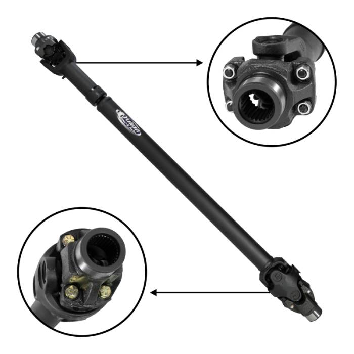Yukon Gear & Axle - Yukon Gear & Axle Yukon Gear Performance Front Driveshaft 2018 Jeep JL Sahara 4 Door Auto Selec-Trac - YDS033