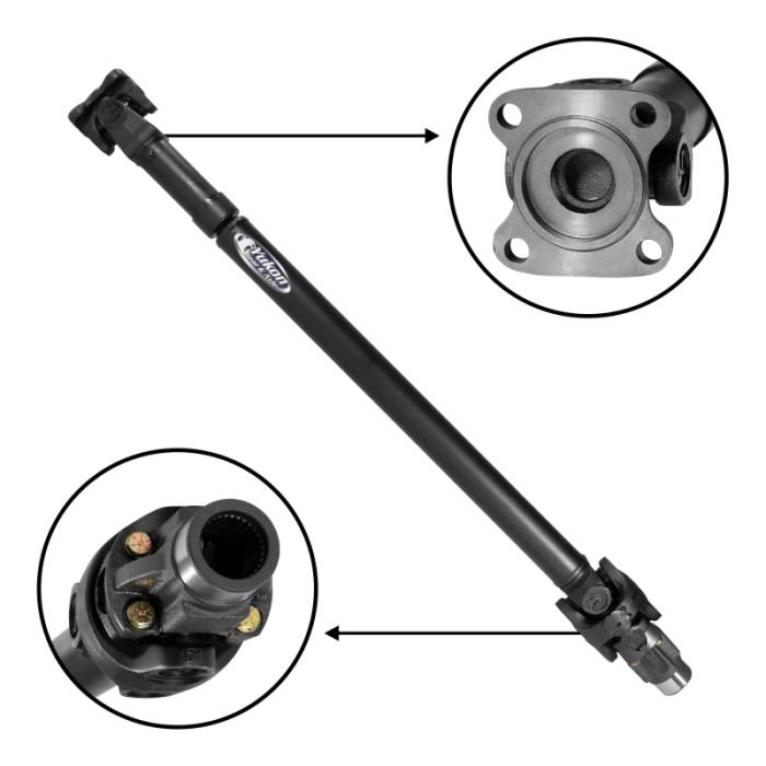 Yukon Gear & Axle - Yukon Gear & Axle Yukon Gear Performance Front Driveshaft 2018 Jeep JL Sahara 4 Door Auto Selec-Trac - YDS041