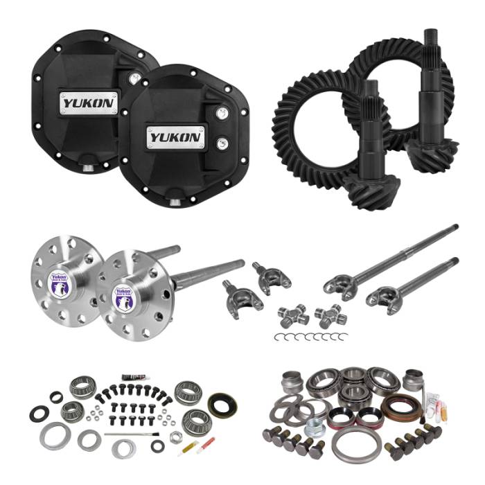 Yukon Gear & Axle - Yukon Gear & Axle Yukon Gear & Install Kit Stage 4 Package For Jeep JK (Non-Rubicon) in a 5.13 Ratio - YGK016STG4