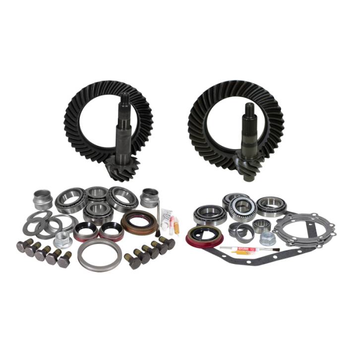Yukon Gear & Axle - Yukon Gear & Axle Yukon Gear & Install Kit Package for Reverse Rotation Dana 60 & 88 & Down GM 14T 4.88 Thick - YGK043