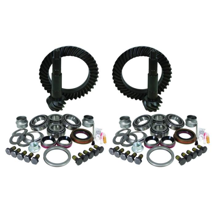 Yukon Gear & Axle - Yukon Gear & Axle Yukon Gear & Install Kit Package for Jeep JK Rubicon 4.11 Ratio - YGK056