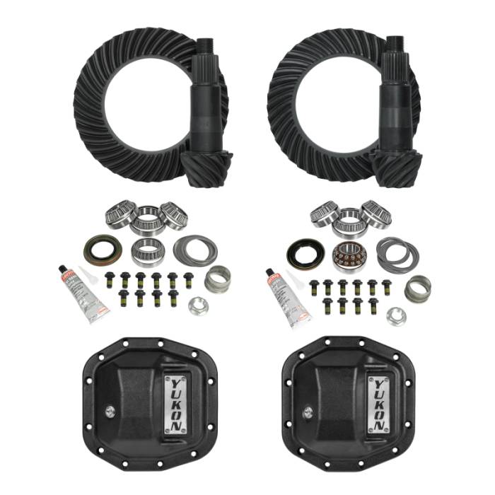 Yukon Gear & Axle - Yukon Gear & Axle Yukon Gear High Stage 2 Jeep JL Re-Gear Kit w/Covers Dana 30/35 4.88 Ratio 24 Spline - YGK074STG2