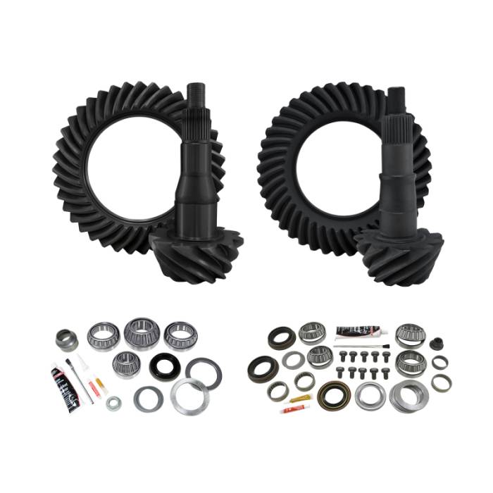 Yukon Gear & Axle - Yukon Gear & Axle Yukon Gear & Install Kit Package for 11-19 Ford F150 9.75in Front & Rear 4.56 Ratio - YGK108