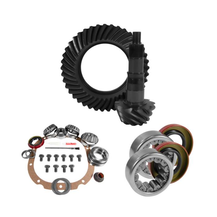 Yukon Gear & Axle - Yukon Gear & Axle Yukon Gear 8.8in Ford 3.73 Rear Ring & Pinion Install Kit 2.99in OD Axle Bearings and Seals - YGK2056