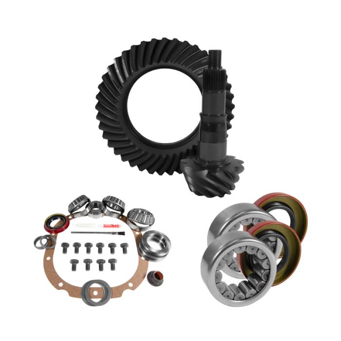 Yukon Gear & Axle - Yukon Gear & Axle Yukon Gear 8.8in Ford 4.56 Rear Ring & Pinion Install Kit 2.99in OD Axle Bearings and Seals - YGK2068