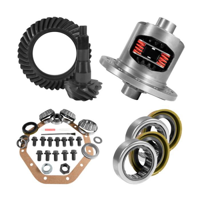 Yukon Gear & Axle - Yukon Gear & Axle Yukon Gear ZF 9.25in CHY 3.21 Rear Ring & Pinion Install Kit Positraction Axle Bearings and Seals - YGK2085