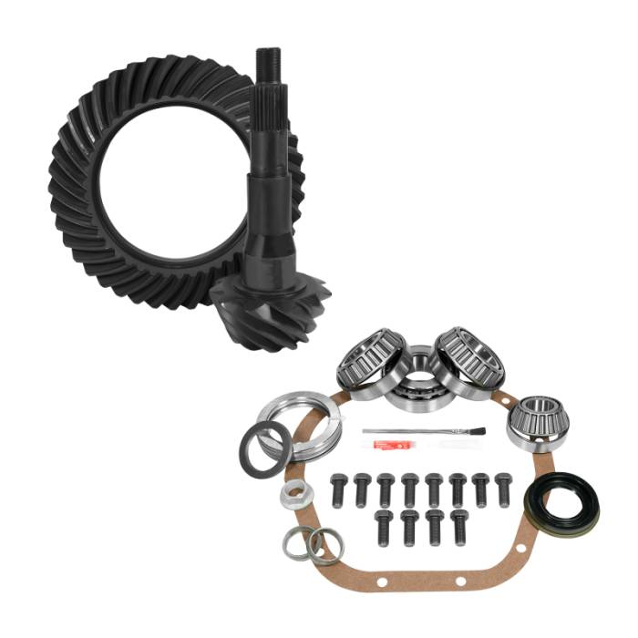 Yukon Gear & Axle - Yukon Gear & Axle Yukon Gear 10.5in Ford 4.56 Rear Ring & Pinion Install Kit - YGK2138