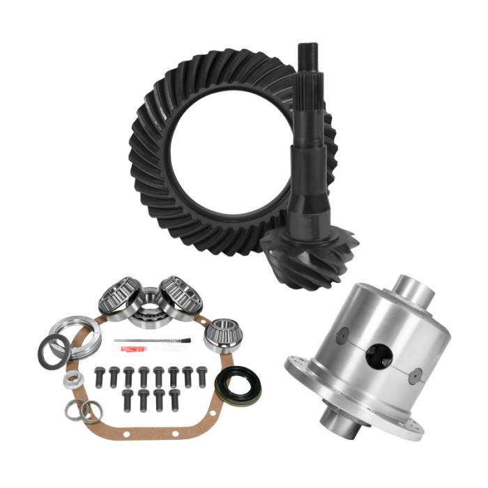 Yukon Gear & Axle - Yukon Gear & Axle Yukon Gear 10.5in Ford 3.73 Rear Ring & Pinion Install Kit 35 Spline Positraction - YGK2143