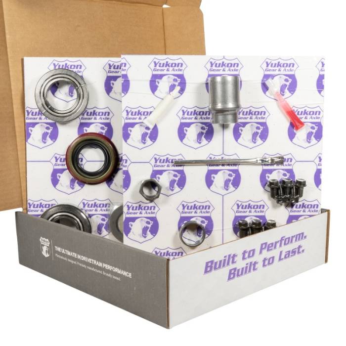 Yukon Gear & Axle - Yukon Gear & Axle Yukon Gear 8.2in GM 3.08 Rear Ring & Pinion Install Kit 28 Spline Positraction 2.25in Axle Bearings - YGK2212