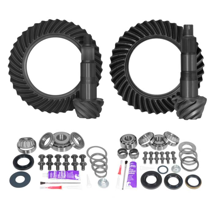 Yukon Gear & Axle - Yukon Gear & Axle Yukon Gear Ring & Pinion Gear Kit Front & Rear for Toyota 10.5/9R Differential 5.29 Ratio - YGKT007-529