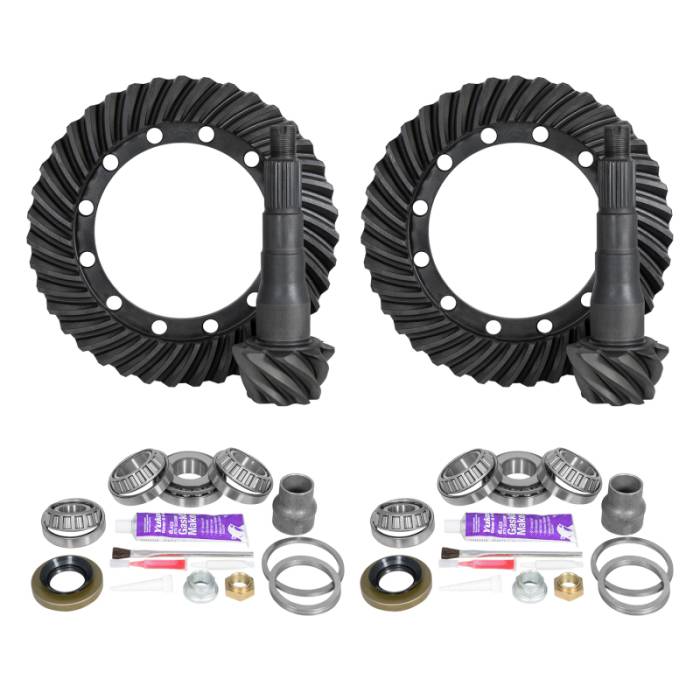 Yukon Gear & Axle - Yukon Gear & Axle Yukon Gear Ring & Pinion Gear Kit Front & Rear for Toyota 9.5/9.5 Differential 5.29 Ratio - YGKT010-529
