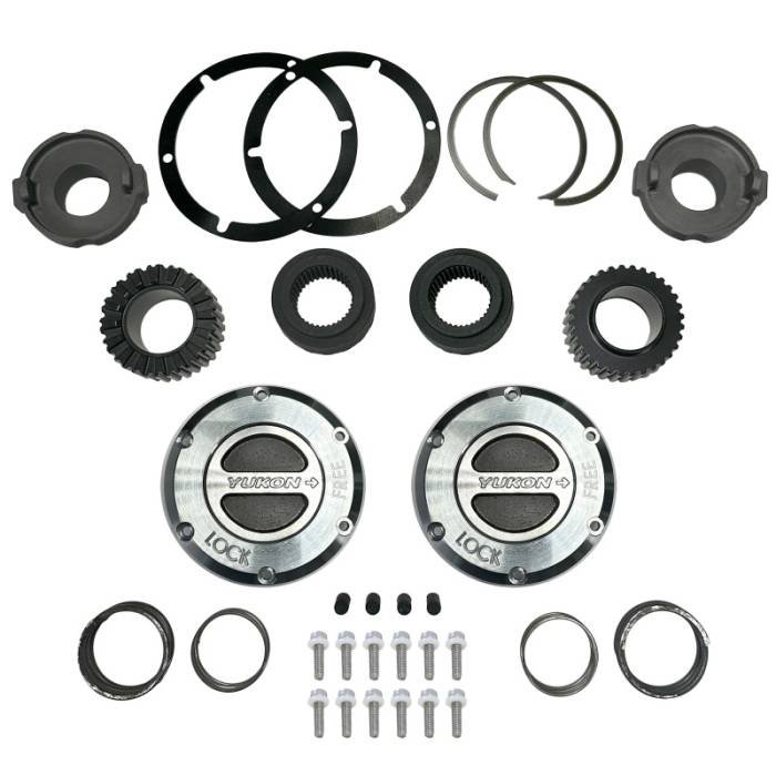 Yukon Gear & Axle - Yukon Gear & Axle Yukon Gear 05-22 Ford F250/F350/F450/F550 Superduty 35-Spline Hardcore Locking Hub Set - YHC70011