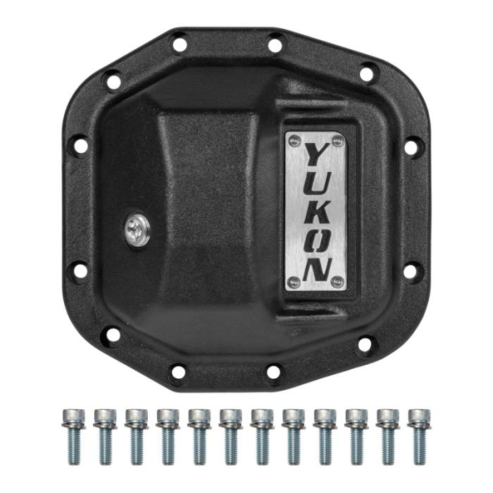Yukon Gear & Axle - Yukon Gear & Axle Yukon Gear Hardcore Nodular Iron Cover for 2018 Jeep Wrangler JL Front Dana 30 - YHCC-D30JL