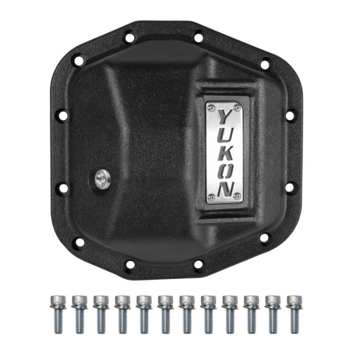 Yukon Gear & Axle - Yukon Gear & Axle Yukon Gear Hardcore Front Nodular Iron Cover for Jeep Wrangler JL Dana 44/210mm - YHCC-D44JL-FRONT