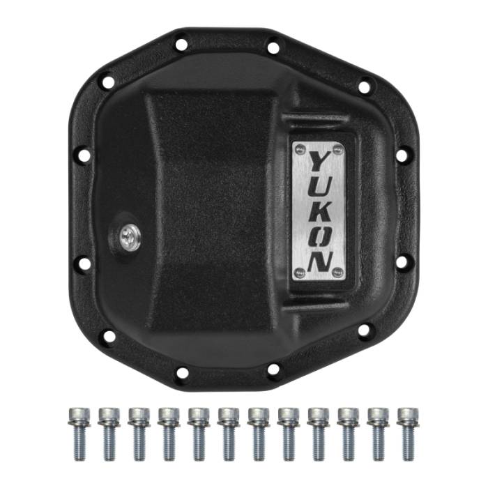 Yukon Gear & Axle - Yukon Gear & Axle Yukon Gear Hardcore Rear Nodular Iron Cover for Jeep Wrangler JL Dana 44/220mm - YHCC-D44JL-REAR
