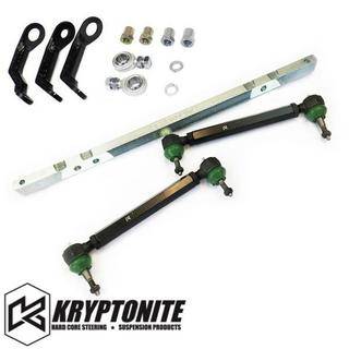 Kryptonite - KRYPTONITE SS Series Center Link Tie Rod Package w/ COGNITO PISK Kit 2011-2024 Chevy Silverado/GMC Sierra 2500 HD/3500 HD