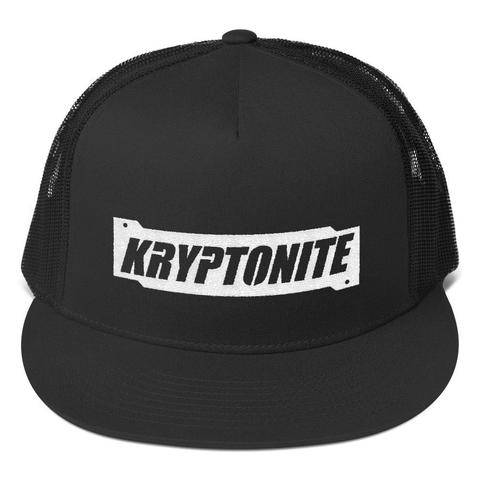 Black Kryptonite Stamp Mesh Back Hat