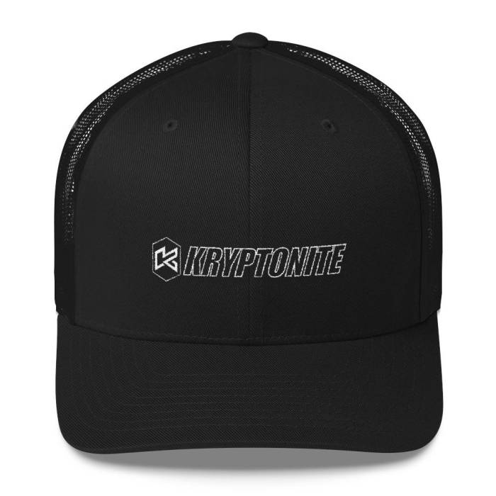 Black Kryptonite Trucker Hat