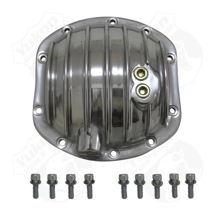 Yukon Gear & Axle - Yukon Gear & Axle Yukon Gear Polished Aluminum Replacement Cover For Dana 30 Standard Rotation - YP C2-D30-STD