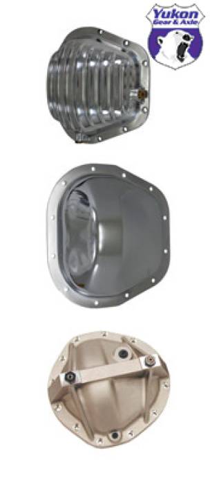 Yukon Gear & Axle - Yukon Gear & Axle Yukon Gear Polished Aluminum Cover For 8.6in / 8.2in and 8.5in GM Rear - YP C2-GM8.5-R