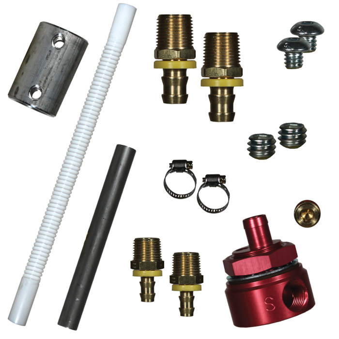 FASS - FASS FUEL SYSTEMS DIESEL FUEL BULKHEAD AND CONVOLUTED SUCTION TUBE KIT (STK-1003)