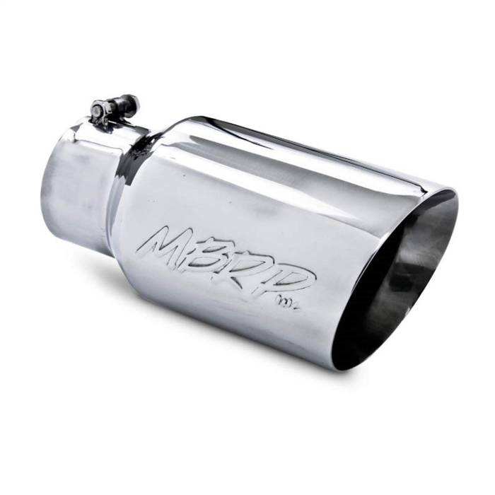 MBRP - MBRP Exhaust Tip, 7" O.D. Dual Wall Angled  5" inlet  12" length, T304 T5172