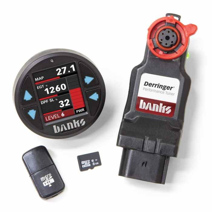 Banks Power - Derringer Tuner w/DataMonster, with ActiveSafety, includes Banks iDash 1.8 DataMonster, for 2017-2019 Chevy/GMC 2500/3500 6.6L Duramax, L5P