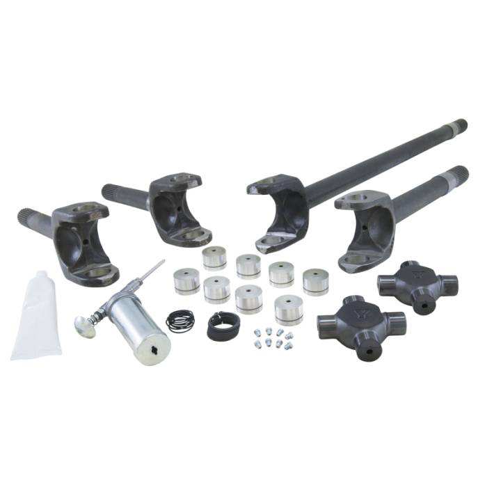 Yukon Gear & Axle - Yukon Gear & Axle USA Standard 4340CM Rplcmnt Axle Kit For 77-91 GM Dana 60 Front / 35 Spline w/Super Joints - ZA W26004