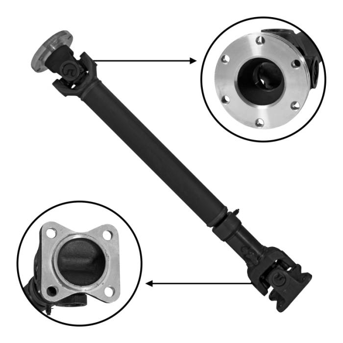 Yukon Gear & Axle - Yukon Gear & Axle USA Standard Driveshaft for 01-05 Dodge Dakota / 01-03 Dodge Durango 3.7L/4.7L Front w/ A/T - ZDS9151