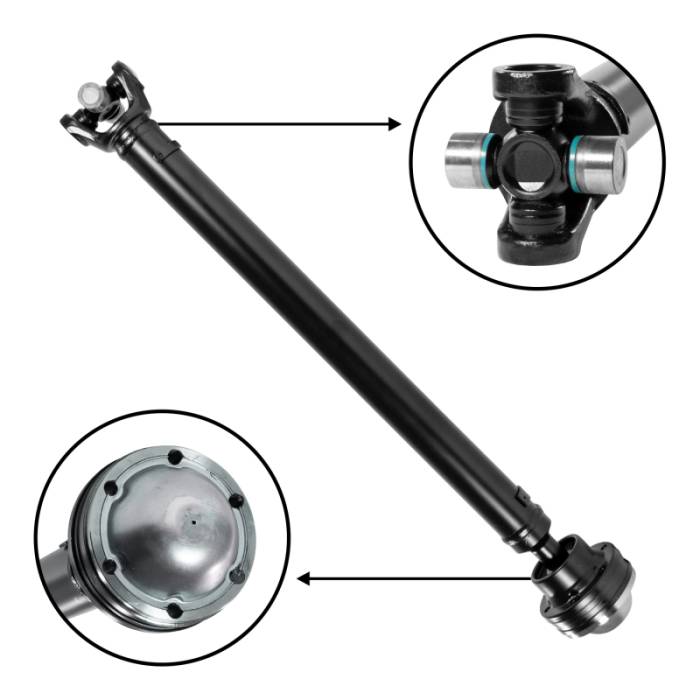 Yukon Gear & Axle - Yukon Gear & Axle USA Standard Front Driveshaft for Ford Explorer/Mercury Mountaineer w/29.625in Flange to Center - ZDS9293